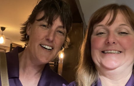 Jenn Dahinten and Stephanie Shipley together at OVMA in Halifax